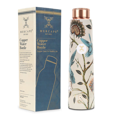 Meena Print Copper Bottle 900 ML