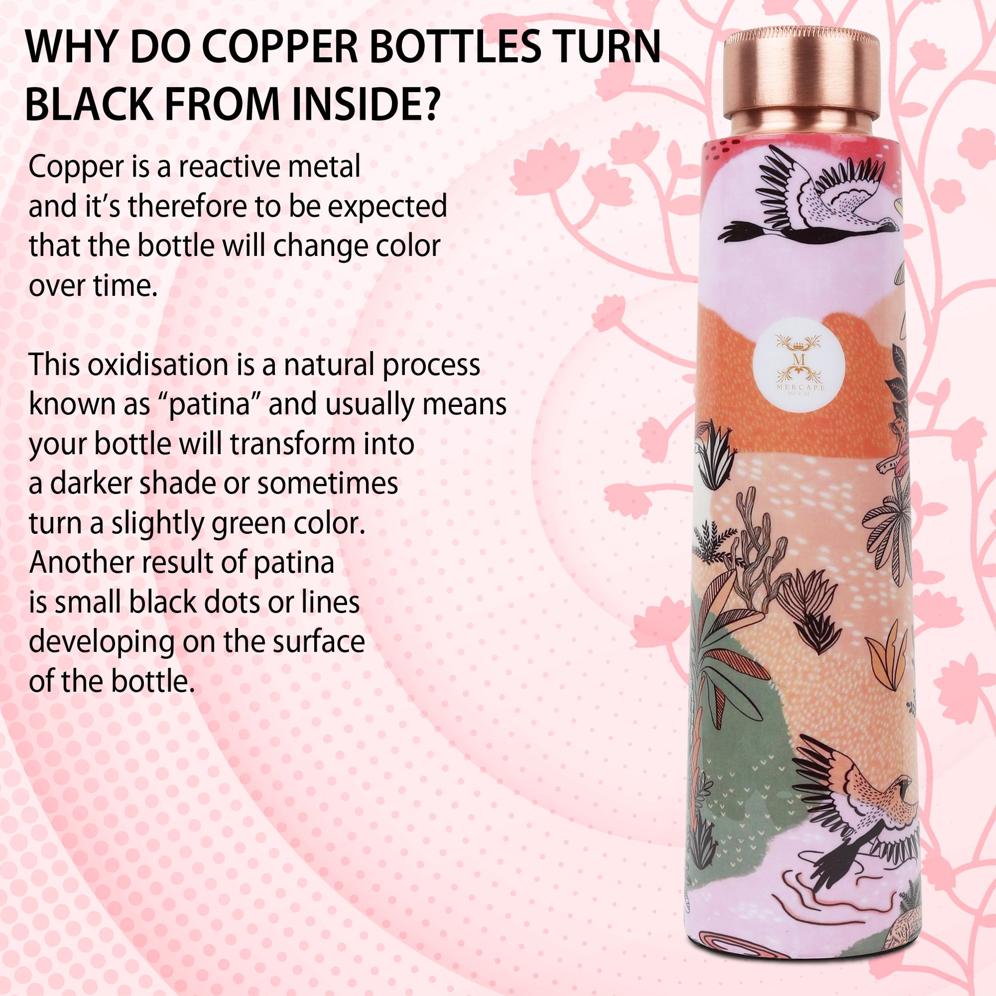 MERCAPE – Handcrafted Floral Fantasy Print - (900 ML)