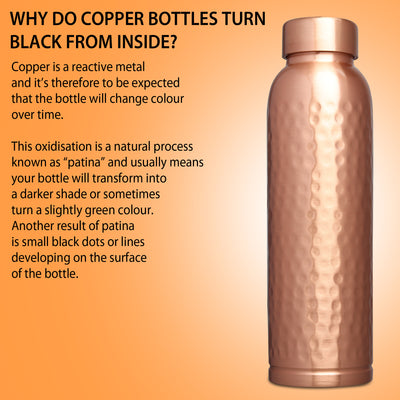 MERCAPE – Handcrafted Pure Copper Bottle - (950 ML)