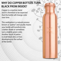 MERCAPE – Handcrafted Pure Copper Bottle - (950 ML)