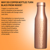 MERCAPE – Handcrafted Pure Copper Bottle - (950 ML)