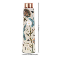 Printed Copper Bottle 950 ml with 2 Glass set 250 ml each (Copy)