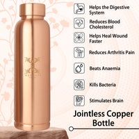 MERCAPE – Handcrafted Pure Copper Bottle - (950 ML)