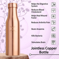 MERCAPE – Handcrafted Pure Copper Bottle - (950 ML)