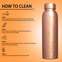 MERCAPE – Handcrafted Pure Copper Bottle - (950 ML)