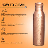 MERCAPE – Handcrafted Pure Copper Bottle - (950 ML)