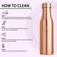 MERCAPE – Handcrafted Pure Copper Bottle - (950 ML)