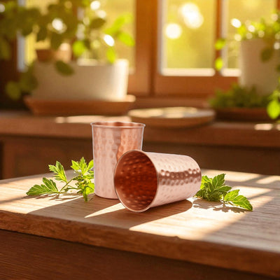 Pure Copper Glass – Ayurvedic Drinkware for Healthy Living