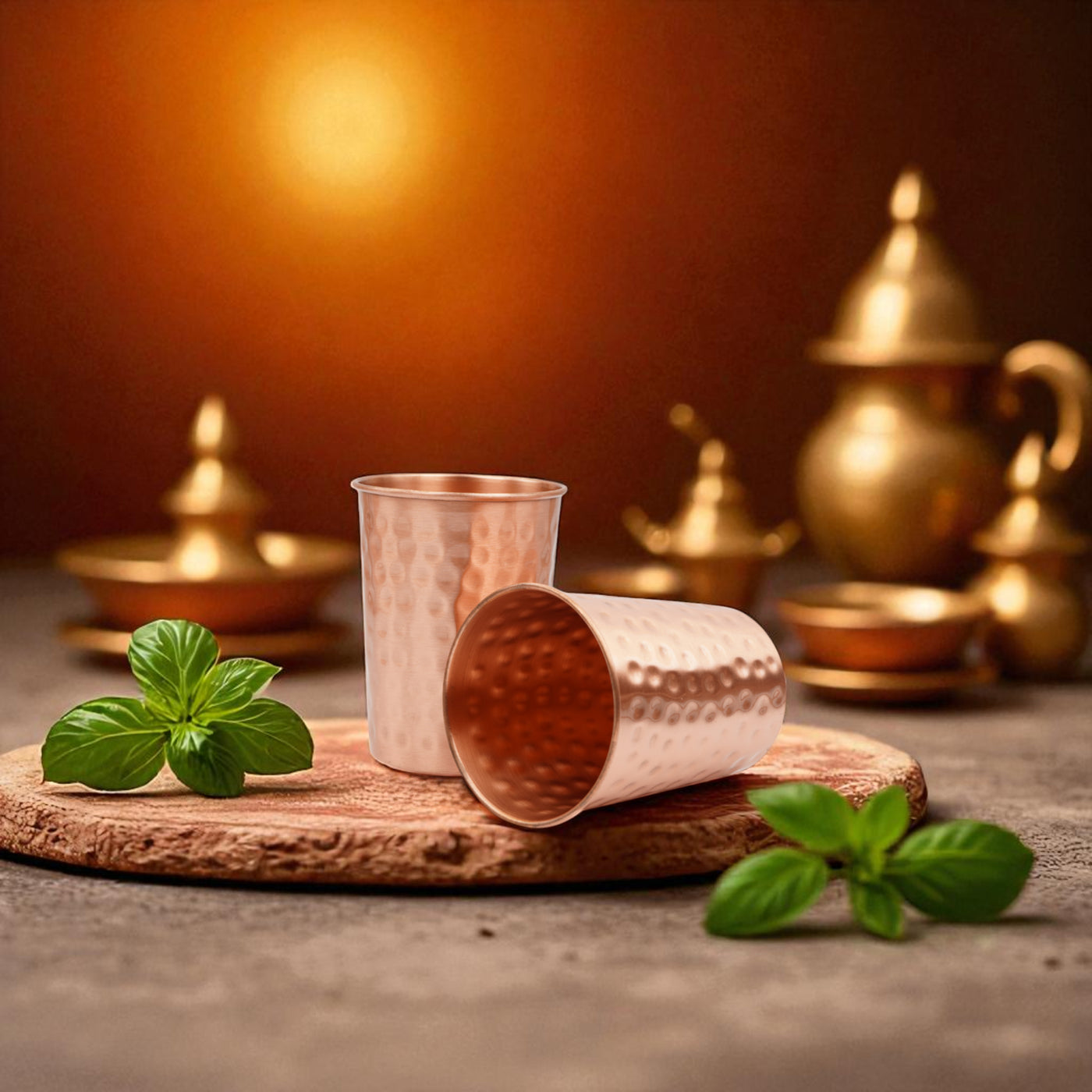 Pure Copper Glass – Ayurvedic Drinkware for Healthy Living