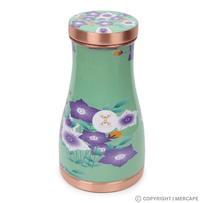 Copper Bedside Bottle 1000 ML Pure Copper Sugger Pot