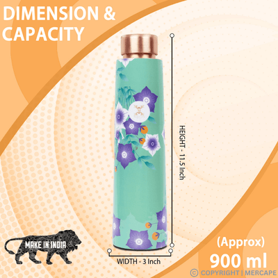 MERCAPE – Handcrafted Flower Print -(900 ML)-B0D2Y8T5TW