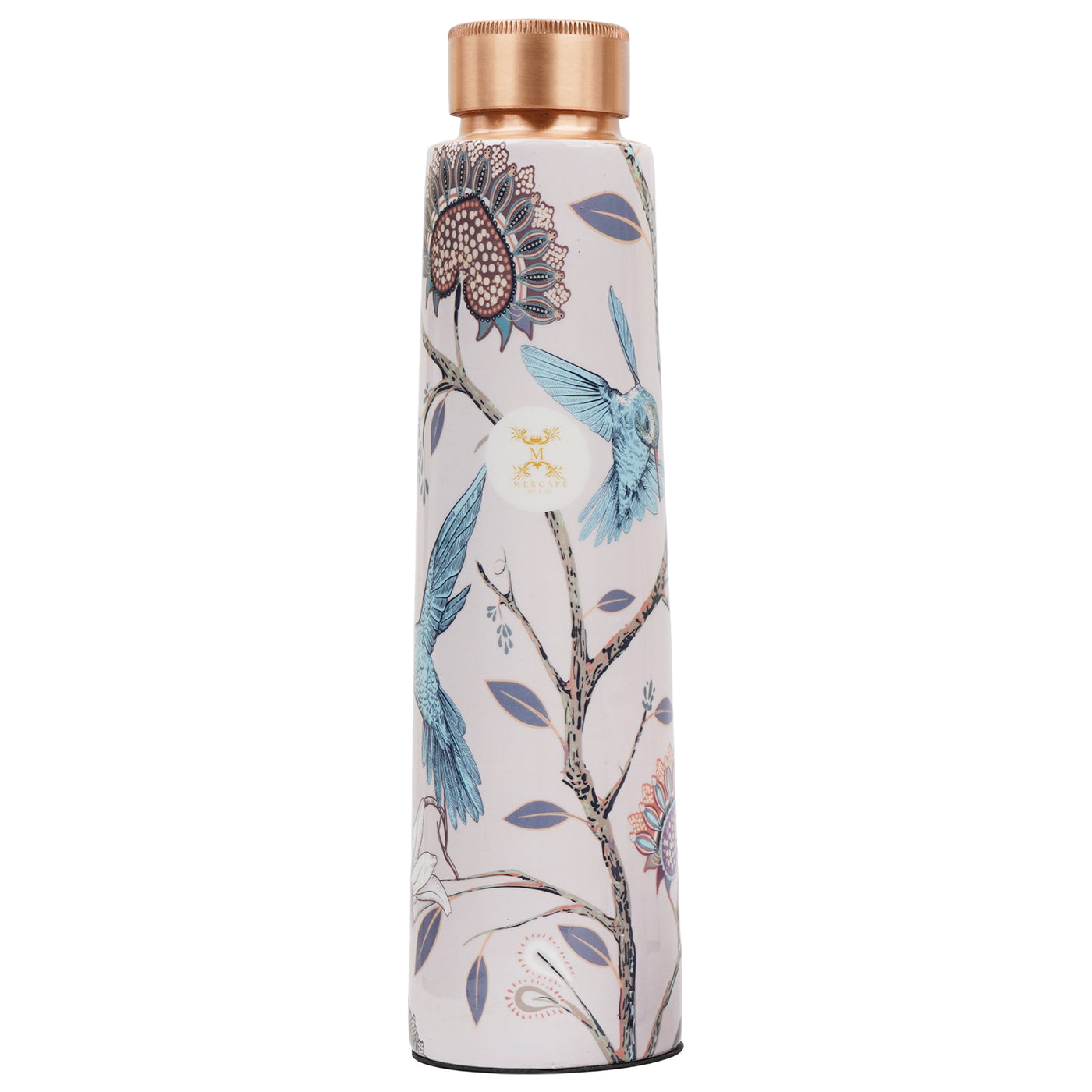 Printed Copper Bottle 950 ml with 2 Glass set 300 ml each