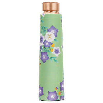 Printed Copper Bottle 950 ml with 2 Glass set 250 ml each