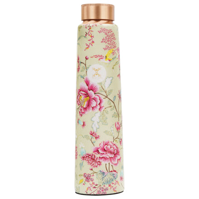 Printed Copper Bottle 950 ml with 2 Glass set 250 ml each
