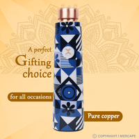 MERCAPE – Handcrafted Pure Copper Abstract Print -(900 ML)