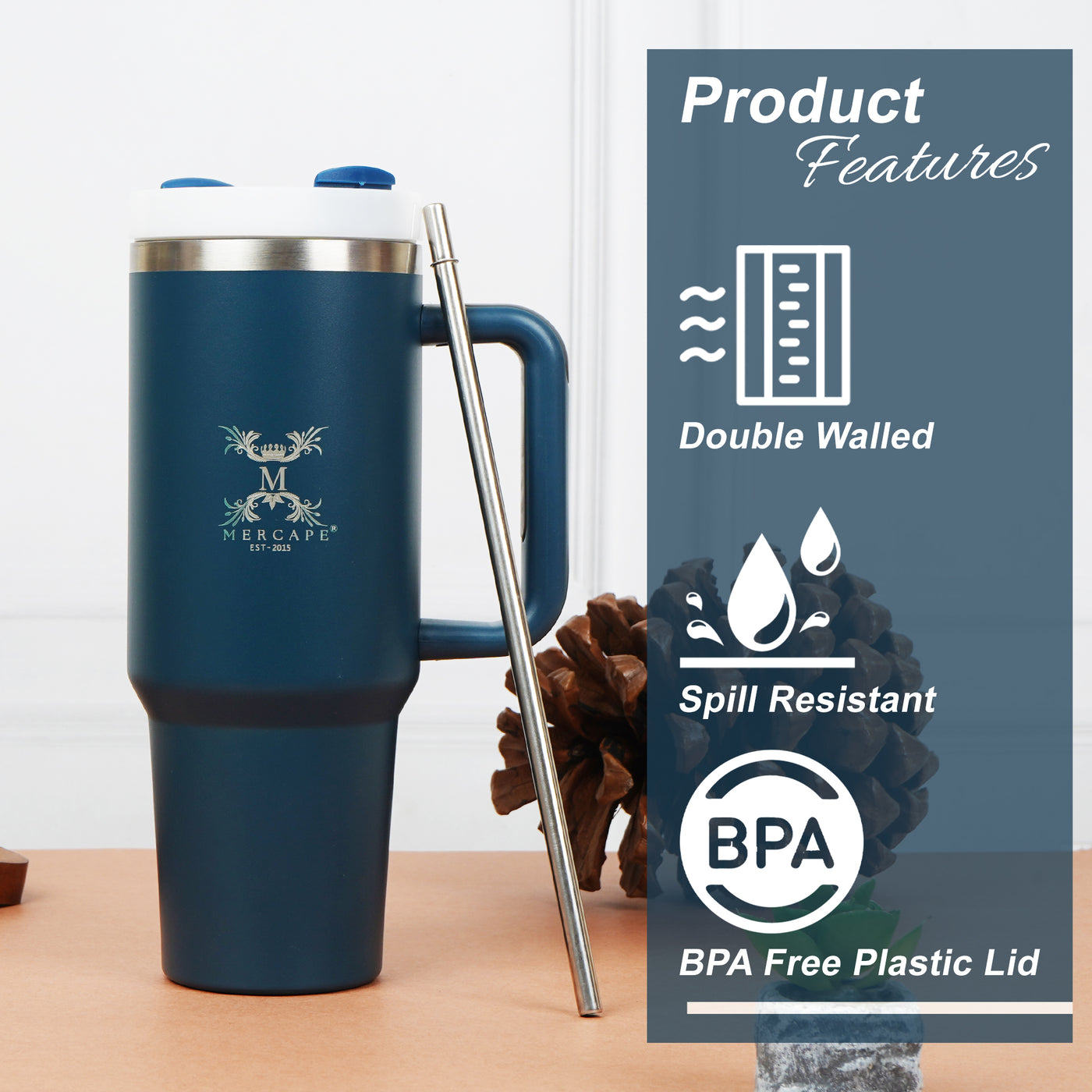 Pure Copper Tumbler Cup – Handcrafted Ayurvedic Drinkware