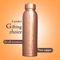 MERCAPE – Handcrafted Pure Copper Bottle - (950 ML)