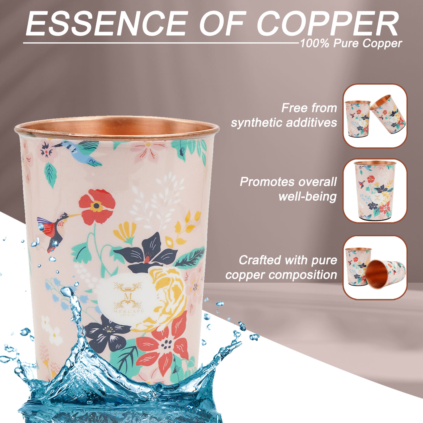 Pure Copper Glass