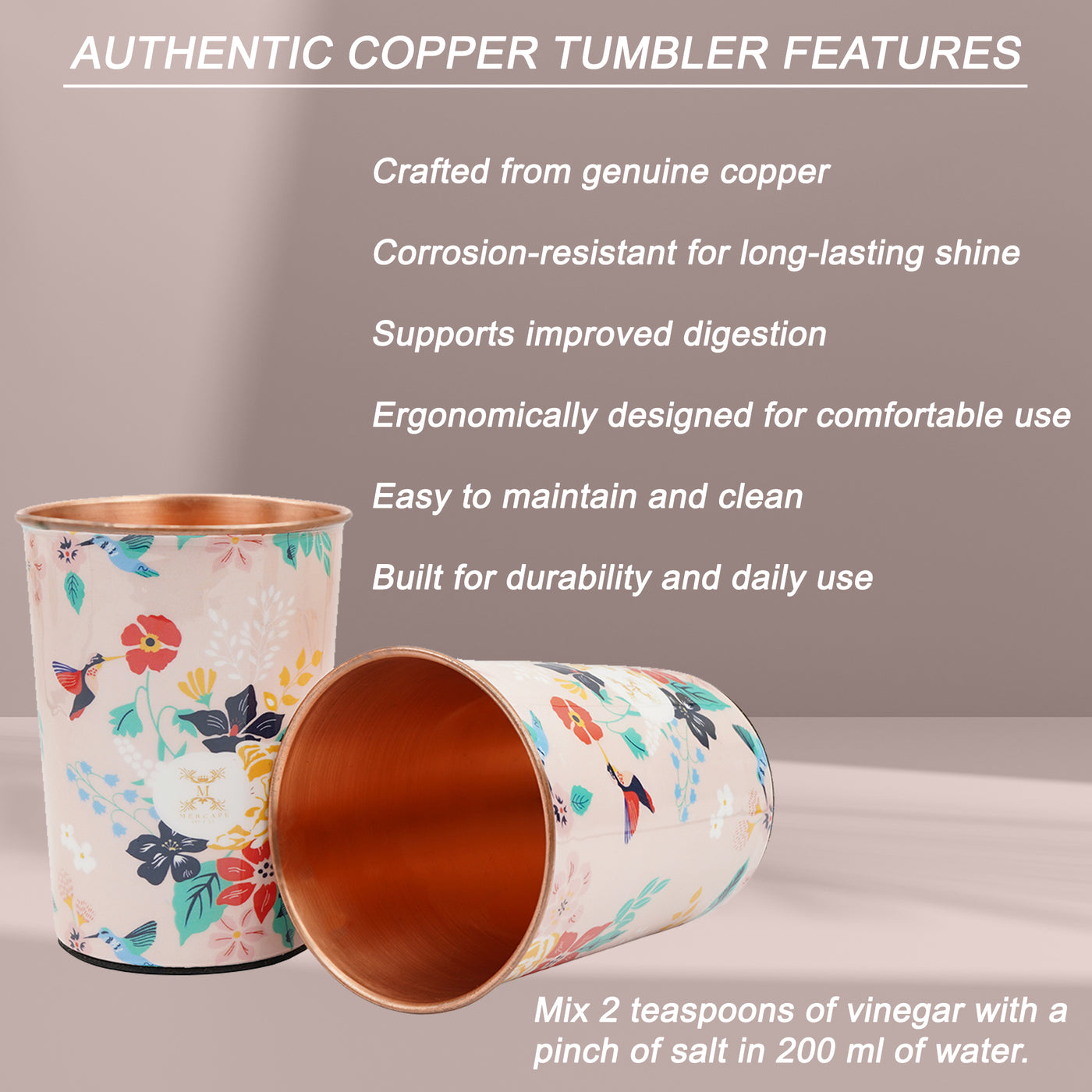 Pure Copper Glass